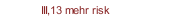 III,13 mehr risk